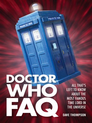 cover image of Doctor Who FAQ